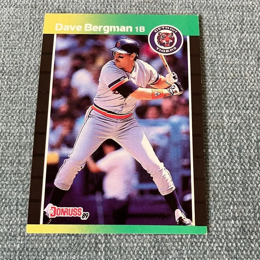 1989 Donruss Detroit Tigers Baseball Card Trading Card